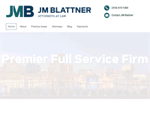 Tablet Screenshot of jmblattner.com